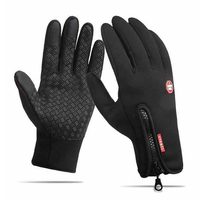 CYG&CL Outdoor Winter Touchscreen Warm Gloves, Water Resistant Windproof Anti-Sl