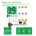 YYSOLDER 2pcs Flashing LED Adjustable Speed Soldering Practice Kit Teenage Engineering Electronic Kits for Adults