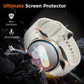 LK 4 Pack for Samsung Galaxy Watch 7 Screen Protector 40mm, Perfectly Fit, Top 9H Tempered Glass for Galaxy Watch 6/5/4/ FE 40mm Screen Protector,