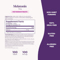 Natrol Fast Dissolve Melatonin 10Mg Tablets - Strawberry Flavor, 100 Count, Sleep Support Melatonin Tablets for Adults, 100-Day Supply