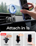LISEN for MagSafe Car Mount, 2026 Magnetic Phone Holders for Car Air Vent Phone Mount [Ultra-Magnetic] Hands Free Cell Phone Holder Car