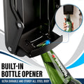 Can Crushers for Recycling - 16 oz Heavy Duty Aluminum Can Crusher Wall Mounted - Soda and Beer Can Smasher for Recycling with Bottle Opener - For