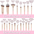 Makeup Brush Set, 48Pcs Makeup Brushes Set Professional Kit for Beginner, Premium Synthetic Foundation Concealers Powder Eye Shadows Blush Make up