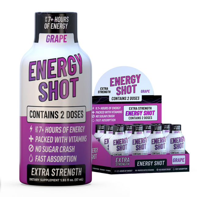 Grade a Quality Daily Energy Shot Ã¢ÂÂ Grape Ã¢ÂÂ 2 Servings Ã¢ÂÂ 260Mg Ca