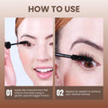 POISE Makeup HD Mascara Water-Resistant Formula | Extended Volume Fullness and Lash Definition Humidity and Smudge-Proof Eye Lashes Mascara, Black