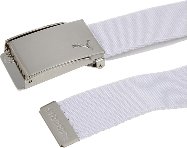 PUMA Golf 2021 Men's Reversible Web Belt Bright White