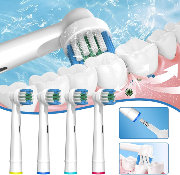 Electric Toothbrush Replacement Heads 16 Pack/Compatible Oral B Braun Replacement Brush Heads/Compatible Oral B Replacement Brush Heads 16 Pack