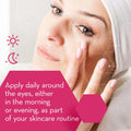 Cicatricure Anti-Wrinkle Eye Cream | Blurs Fine Lines | 0.5 oz | Cooling cream-gel, formulated with peptide complex, reduces under-eye bags & fine