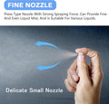 Mini Spray Bottle, Clear Plastic Empty Sample Containers, Fine Mist Perfume Travel Refillable Spray Bottle Perfume Atomizer Small Portable Bottle