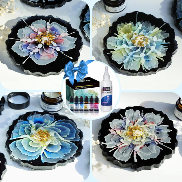 LET'S RESIN Ocean White Epoxy Resin Pigment 167G/5.89Oz, High Concentrated Paste for Epoxy & UV Resin, UV Resistant Opaque Pigment for Creates