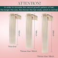 Easyouth Blonde Clip in Hair Extensions Real Human Hair Clip in Extensions White Blonde Soft and Smooth Clips in Extensions Remy Hair Ease of Use