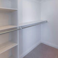 Design House Closet Rod, Adjustable, 27-Inches to 48-Inches, Steel Construction, Polished Chrome, 2.75 in. D x 42.0 In. L, 206045 Polished Chrome 48"