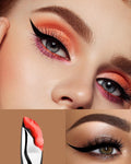 EIGSHOW Eyeshadow Smudge Brush & Eyeliner Brush, High-End Precision Eye Makeup Tools for Blending Cat Eye, Winged Liner (E865&E806) Black+E806