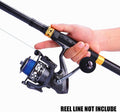 Sougayilang Telescopic Fishing Rod - 24 Ton Carbon Fiber Ultralight Fishing Pole with CNC Reel Seat, Portable Retractable Handle, Stainless Steel