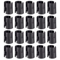 Snnalosses Wire Shelf Clips, Wire Shelving Shelf Lock Clips Replacements for 1" Post Metal Shelving Sleeves System（40 Packs/20 Pairs） 40 Packs（20