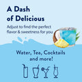 Jordan'S Skinny Mixes Sugar Free Syrup, Mermaid Flavor, Fruit Flavored Water Enhancer, Drink Mix for Ice Tea, Lemonade & More, Zero Calorie