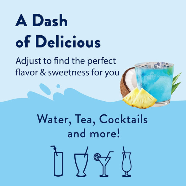 Jordan'S Skinny Mixes Sugar Free Syrup, Mermaid Flavor, Fruit Flavored Water Enhancer, Drink Mix for Ice Tea, Lemonade & More, Zero Calorie
