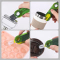 3 in 1 Cup Lid Gap Cleaning Brush Set, Multifunctional Insulation Bottle Cleaning Tools, Mutipurpose Tiny Silicone Cup Holder Cleaner, Home