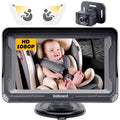 DoHonest Baby Car Camera HD 1080P - Rear-Facing Car Baby Monitor with Night Vision, Adjustable View Angle, Easy Setup, Anti-Glare Display, Safety