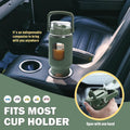 BLUEGO 40oz Glass Tumbler with Lid and Straw, Glass Water Bottles with Handle, Glass Cup with Time Marker and Silicone Sleeve, Fits Most Cup