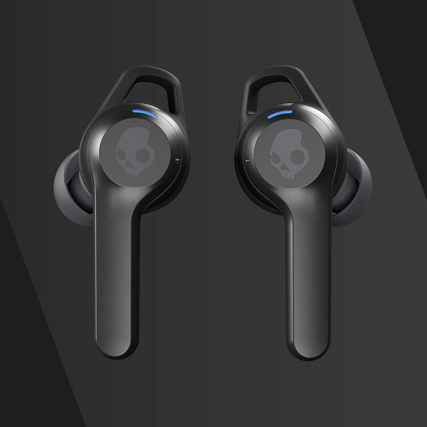 Skullcandy Indy Evo In-Ear Wireless Earbuds, 30 Hr Battery, Microphone, Works with Iphone Android and Bluetooth Devices - Black