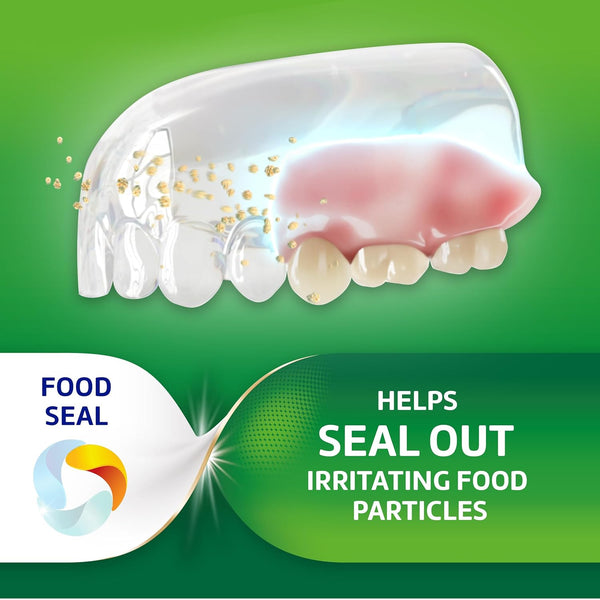Super Poligrip Zinc Free Denture and Partials Adhesive Cream, 2.4 Ounce (Pack of 4)