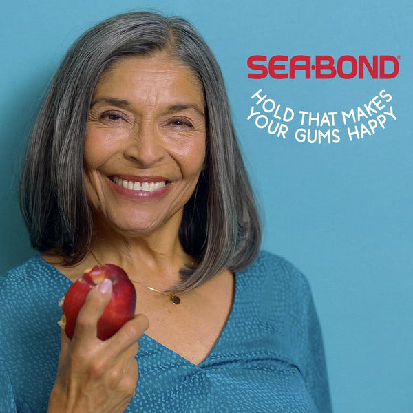 Sea Bond Secure Denture Adhesive Seals, Fresh Mint Lowers, Zinc-Free, All-Day-Hold, Mess-Free, 30 Count (Pack of 1) 30 Count (Pack of 1) Lowers