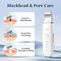 GUGUG Skin Scrubber Spatula Pore Cleaner Blackhead Remover, 4 Modes, White | Face spatula for facial deep cleansing with 4 modes, designed to help