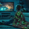Gamer Blanket for Boys, Gaming Throw Blanket for Kids, Graduation Gifts for Kids Gamers, Gaming Room Decor, Birthday Gifts for Boys 8-12, 40"x50"