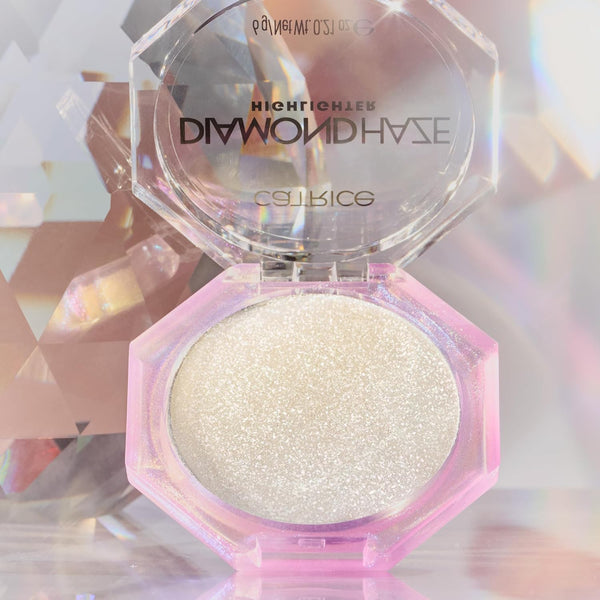 Catrice Diamond Haze Highlighter, Face & Body Glow (010 | Gimme Glitter) | Buildable Shimmer Powder, 3D Multi-Dimensional Sparkle, Silky