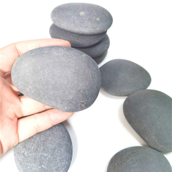 lifetop 120PCS Painting Rocks, DIY Rocks Flat & Smooth Kindness Rocks for Arts, Crafts, Decoration, Medium/Small/Tiny Rocks for Painting,Hand