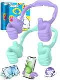 Easter Basket Stuffers for Teens Girls Kids Gifts Cell Phone Stand: UPGRADE Adjustable Thumbs Up Lazy Phone Holder for Desk Fun Gadgets Teenager