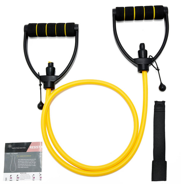 Resistance Bands with Handles, Exercise Resistance Bands, Workout Bands with Door Anchors, Adjustable Length, for Resistance Training, Physical