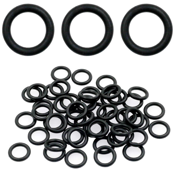 50Pcs Power Pressure Washer O-Rings for 1/4 Inch M22 Quick Connect Coupler (Black)