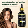 5% Minoxidil with Rosemary and Biotin for Men and Women Hair Growth,Beard Growth Kit,Scalp Serum for Thicker Fuller Hair 2 Fl Oz (Pack of 2)