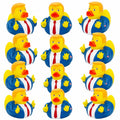 President Trump Rubber Ducks - Bulk 12 Pack - 2.3 Inch Funny Duckies for Jeep Ducking, Bath Tub Toys, Christmas White Elephant Exchange Gag Gift