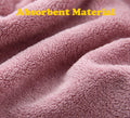 M-bestl 2 Pack Microfiber Hair Towel Wrap,Hair Drying Towel with Button Design,Head Towel to Dry Curly Hair Quickly (Bean Pink)