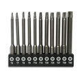 aiyun 11Piece Star Screwdriver Bit Set Shark Vacuum Security (75mm Length) 75mm Length (T6-T40)