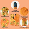 Leather-Gardening-Gloves for Women -Thorn-Proof Work-Gloves for Weeding, Digging, Planting,Pruning Yard Garden Gloves