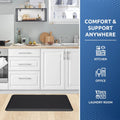 Kitchenclouds Kitchen Mat Cushioned anti Fatigue Rug 17.3"X28" Waterproof, Non Slip, Standing and Comfort Desk/Floor Mats for House Sink Office
