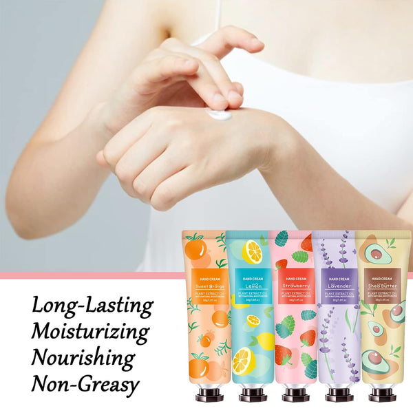 10 Pack Hand Cream for Dry Cracked Hands,Gifts for Women,Bridesmaid Gifts,Teacher Appreciation Gifts,Birthday Gifts for Women,Teen,Natural Plant