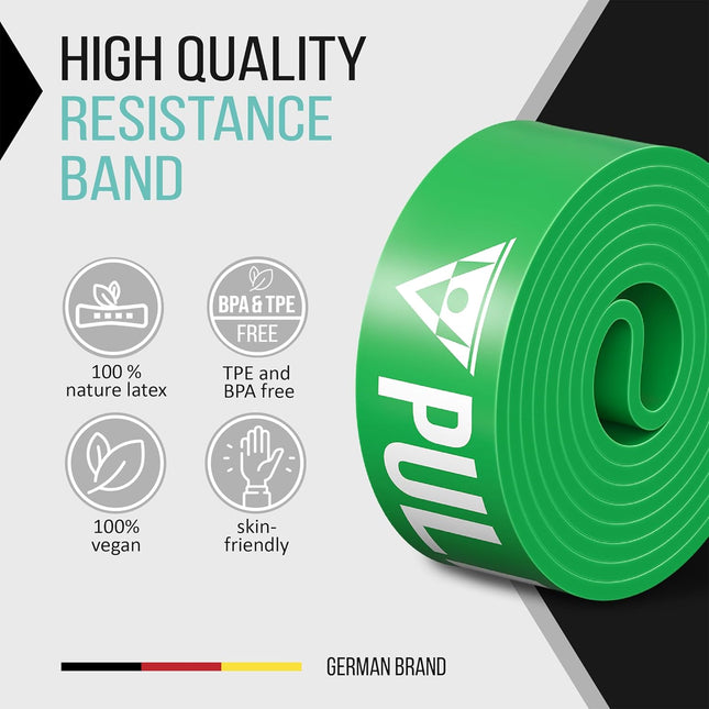 PULLUP & DIP Fitness Bands, Resistance Bands with Bag, Door Anchor (With Sets) a