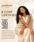 YANIBEST Adjustable Satin Bonnet to Reduce Frizz, Silk Feeling Hair Wrap One Size Brown