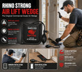 The Original Rhino Strong Commercial Grade Air Wedge Bag Pump Professional Leveling Kit & Alignment Tool Inflatable Shim Bag Single