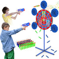 Shooting Games Toys for Nerf Gun Party, Shooting Targets with Toy Guns 10 Foam Darts Kids Outdoor Indoor Toys for Birthday Easter Xmas Gifts for 4
