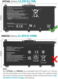 HT03XL L11119-855 Laptop Battery for HP Pavilion 14-CE 14-CF 14-DF 15-CS 15-DA 15-DB 15-DW 17-by 17-CA Series 15-CS0053CL 15-DW0033NR 15-DA0014DX