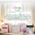 Happy Planner Disc-Bound Planner July 2026–June 2027, Classic Size | Includes 3 extra months and 2 sticker sheets, 7" x 9.25", Dashboard Layout,