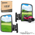 Universal Folding Golf Cart Side View Mirrors for EZGO, Club Car, Yamaha