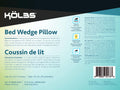Kolbs Bed Wedge Pillow for Sleep Apnea, Sleeping Comfort, Relaxing, Acid Reflux, Heartburn and Back Pain Relief. Cushion for Sitting up in Bed.