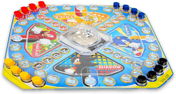 Sonic the Hedgehog Pop up Board Game - Bundle with Sonic Board Game for Kids with Pop up Dice plus Stickers, More | Sonic the Hedgehog Games for